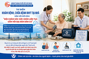 UBNDTP chấp thuận chủ trương thí điểm khám bệnh, chữa bệnh BHYT tại nhà gắn gắn với mô hình “Đội chăm sóc sức khỏe liên tục gắn với địa bàn dân cư”